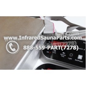 COMPLETE CONTROL POWER BOX WITH CONTROL PANEL - COMPLETE CONTROL POWER BOX SUNETTE INFRARED SAUNA WITH TWO BLACK CONTROL PANEL 3