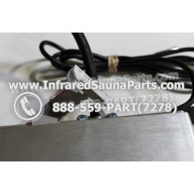 COMPLETE CONTROL POWER BOX WITH CONTROL PANEL - COMPLETE CONTROL POWER BOX SUNETTE INFRARED SAUNA WITH 110  120 POWER CABLE AND CONTROL PANEL 2