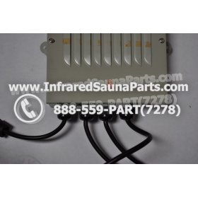 COMPLETE CONTROL POWER BOX 110V / 120V - COMPLETE CONTROL POWER BOX 110V / 120V BAMXSAUNA INFRARED SAUNA WITH 8 HEATER PLUGS v1 2