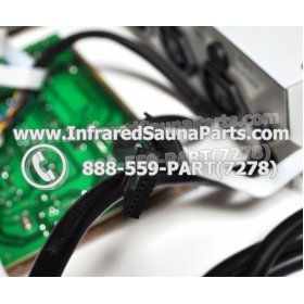 COMPLETE CONTROL POWER BOX WITH CONTROL PANEL - COMPLETE CONTROL POWER BOX HYDRA INFRARED SAUNA STYLE 1 WITH TWO CONTROL PANELS 4