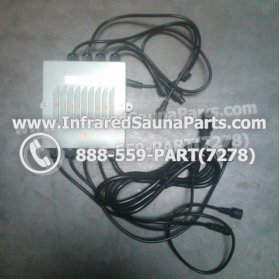 COMPLETE CONTROL POWER BOX 110V / 120V - COMPLETE CONTROL POWER BOX 110V / 120V DELUXE INFRARED SAUNA WITH 8 HEATER PLUGS v1 12