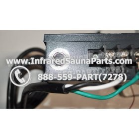 COMPLETE CONTROL POWER BOX 110V / 120V - COMPLETE CONTROL POWER BOX 110V  120V WITH 7 CIRCUIT BOARD PINS  6 FEMALE PLUGS SAUNAGEN INFRARED SAUNA 22