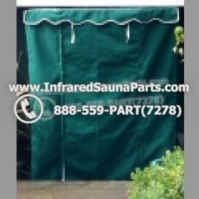 Seda/Silk - RAIN COVER FOR 6 PERSON INFRARED SAUNA IN SILK FINISH 1