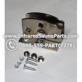 DOOR HINGES - GLASS DOOR HINGE STYLE 5 COMPLETE SET 9