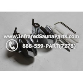 DOOR HINGES - GLASS DOOR HINGE STYLE 6 COMPLETE SET 14