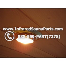 COMPLETE LIGHT ASSEMBLY 220V / 240V - COMPLETE LIGHT ASSEMBLY IN GOLD FINISH WITH BULB 220V / 240V 1