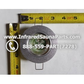 COMPLETE LIGHT ASSEMBLY 110V / 120V - COMPLETE LIGHT ASSEMBLY IN SILVER PLASTIC FINISH WITH LED BULB G6-B2 110V / 120V 4