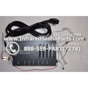 COMPLETE CONTROL POWER BOX 220V / 240V - COMPLETE CONTROL POWER BOX 220V / 240V WITH 7 CIRCUIT BOARD PINS  6 FEMALE PLUGS SUPPLY WORLD INFRARED SAUNA 25