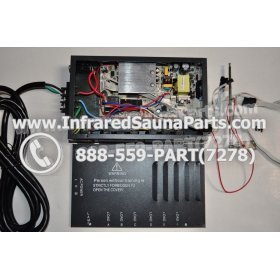 COMPLETE CONTROL POWER BOX 220V / 240V - COMPLETE CONTROL POWER BOX 220V / 240V WITH 7 CIRCUIT BOARD PINS  6 FEMALE PLUGS SUPPLY WORLD INFRARED SAUNA 35