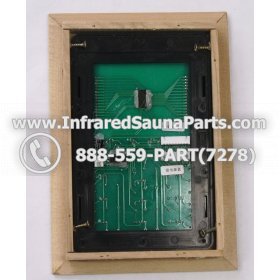 CIRCUIT BOARDS WITH  FACE PLATES - CIRCUIT BOARD WITH FACEPLATE ENLIGHTEN INFRARED SAUNA WITH HEAT LEVEL CONTROL STYLE 1 SECONDARY 2