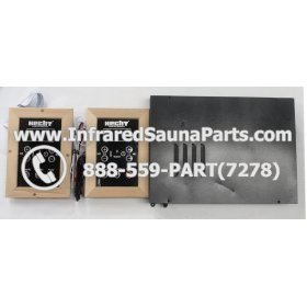 COMPLETE CONTROL POWER BOX WITH CONTROL PANEL - COMPLETE CONTROL POWER BOX HECHT INFRARED SAUNA WITH USB MP3 FM PLAYER TWO CONTROL PANEL 110V / 120V 1