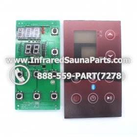 CIRCUIT BOARDS WITH  FACE PLATES - CIRCUIT BOARDS WITH FACE PLATES - YTM-V1.2-KB   (8 BUTTONS) PIN-23 1