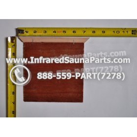 WOOD VENTS - HEMLOCK WOOD SLIDING DOOR COVER STYLE 1 2