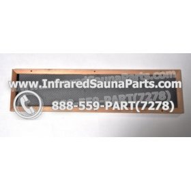 WOOD HEATER COVERS - HEMLOCK WOOD STYLE 2 HEATER COVER IN BLACK 5