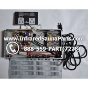 COMPLETE CONTROL POWER BOX WITH CONTROL PANEL - COMPLETE CONTROL POWER BOX JOSEN INFRARED SAUNA STYLE 2 WITH ONE CONTROL PANEL 10