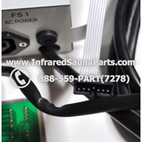 COMPLETE CONTROL POWER BOX WITH CONTROL PANEL - COMPLETE CONTROL POWER BOX JOSEN INFRARED SAUNA STYLE 1 WITH TWO CONTROL PANELS 5