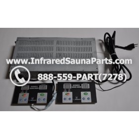 COMPLETE CONTROL POWER BOX WITH CONTROL PANEL - COMPLETE CONTROL POWER BOX JOSEN INFRARED SAUNA STYLE 2 WITH TWO CONTROL PANELS 2