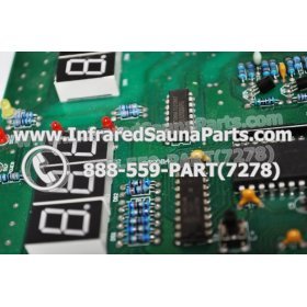 CIRCUIT BOARDS / TOUCH PADS - CIRCUIT BOARD  TOUCHPAD LONGEVITY INFRARED SAUNA  06S084 2