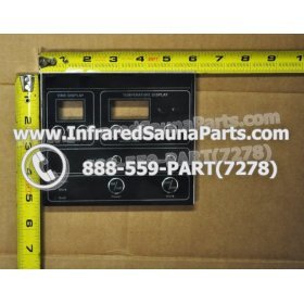 FACE PLATES - FACEPLATE FOR CIRCUIT BOARD YX32764-3 MASTERSAUNA  9 BUTTONS 3