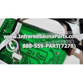 COMPLETE CONTROL POWER BOX WITH CONTROL PANEL - COMPLETE CONTROL POWER BOX WASAUNA INFRARED SAUNA STYLE 1 WITH TWO CONTROL PANELS 6