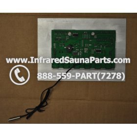 CIRCUIT BOARDS WITH  FACE PLATES - CIRCUIT BOARD WITH FACE PLATE SUNBRITE INFRARED SAUNA C15 9012  AND THERMO WIRE 3