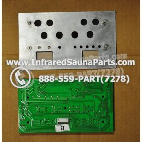 CIRCUIT BOARDS WITH  FACE PLATES - CIRCUIT BOARD WITH FACE PLATE WASAUNA INFRARED SAUNA NYSN2DB V3.2F 2