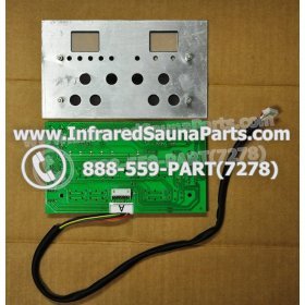 CIRCUIT BOARDS WITH  FACE PLATES - CIRCUIT BOARD WITH FACE PLATE WASAUNA INFRARED SAUNA NYSN2DB V3.2F AND WIRE 2