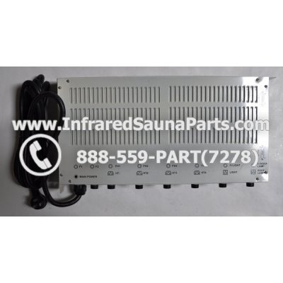 COMPLETE CONTROL POWER BOX 220V / 240V - COMPLETE CONTROL POWER BOX 220V / 240V KEYSBACKYARD INFRARED SAUNA STYLE 4 1