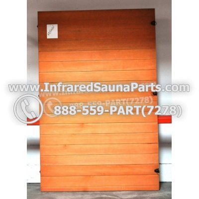 WOOD SAUNA WALLS - HEMLOCK WOOD SAUNA PANEL ( 69.5" x 45.4" ) 1