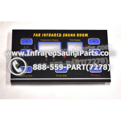FACE PLATES - FACEPLATE FOR CIRCUIT BOARD SAUNAS TODAY INFRARED SAUNA  H 41196 1